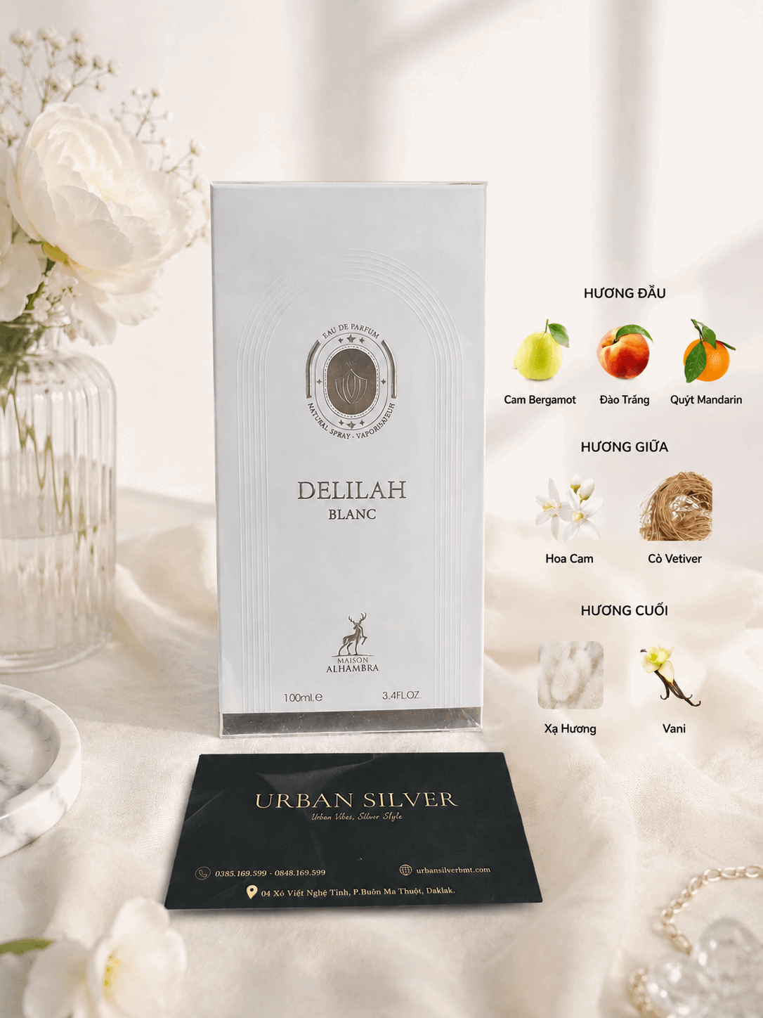 Maison Alhambra Delilah Blanc EDP