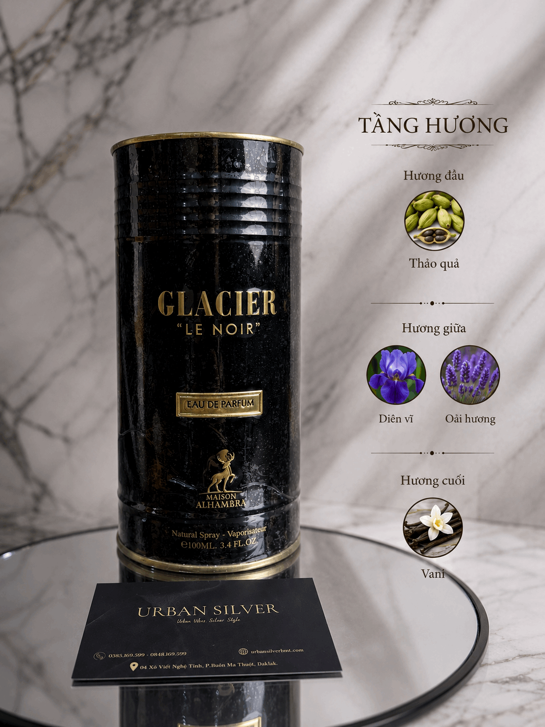 Maison Alhambra Glacier Le Noir EDP