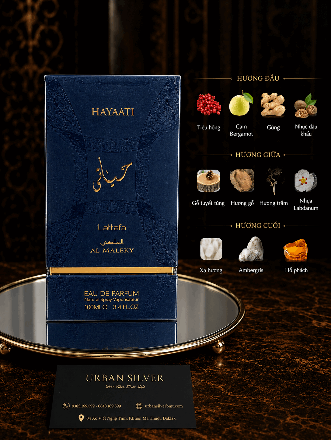 Hayaati Al Maleky Lattafa Perfumes