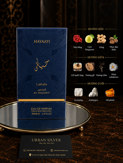 Hayaati Al Maleky Lattafa Perfumes