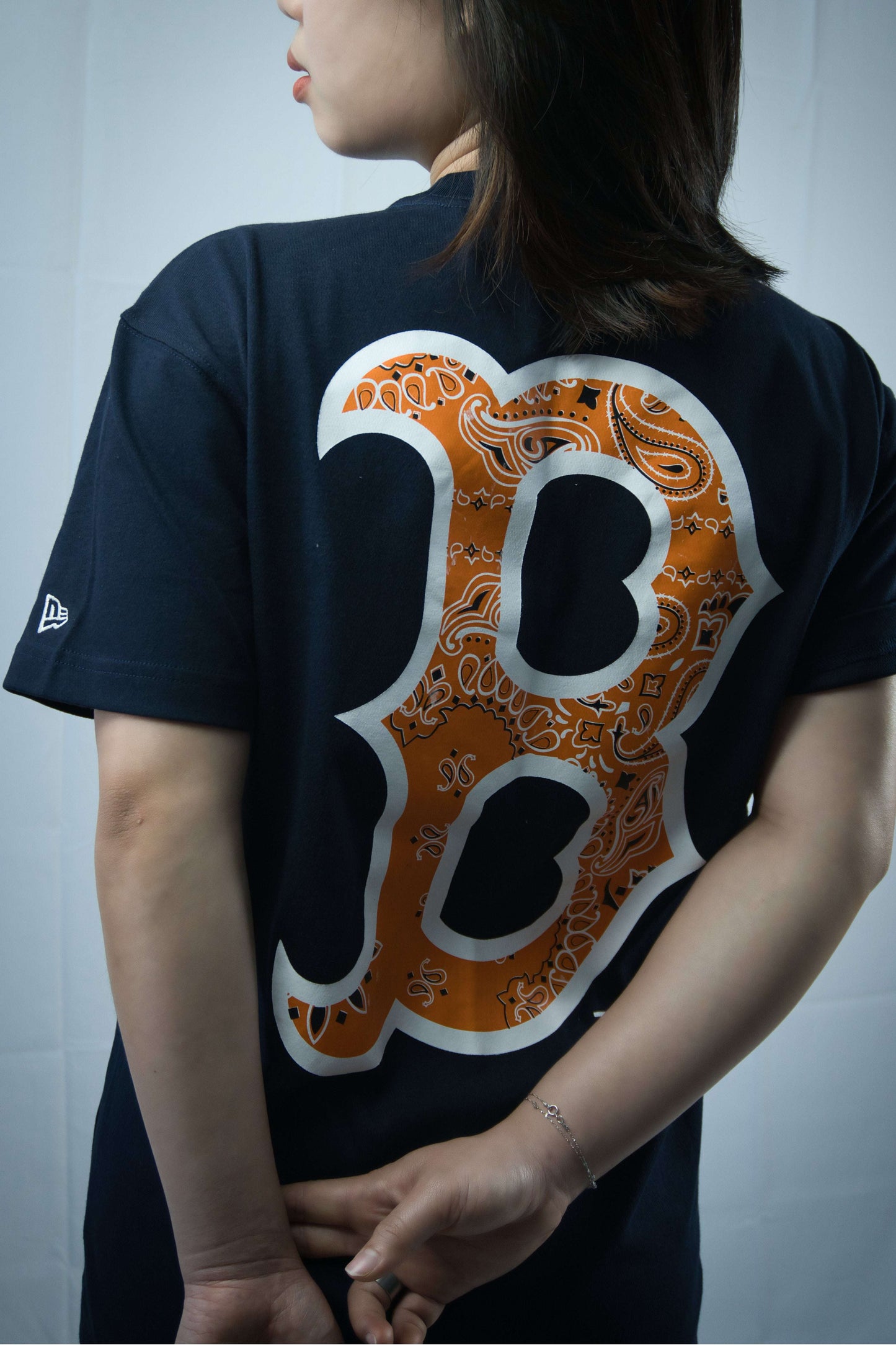 New Era AP MLB Big Paisley - Logo Boston Red Sox Navy