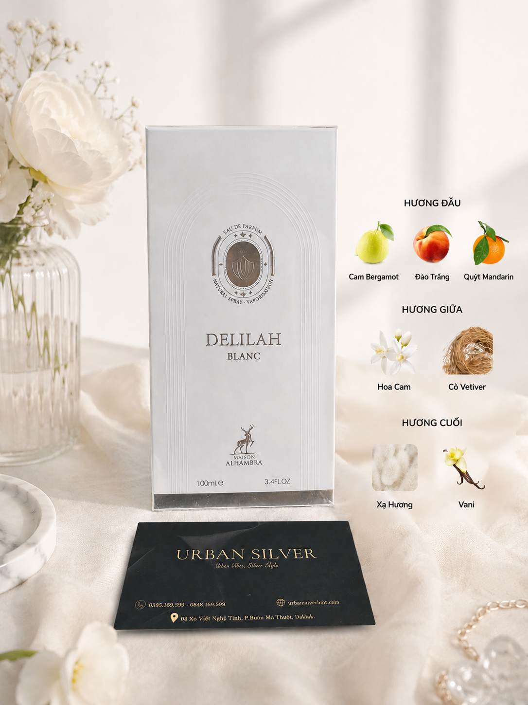 Maison Alhambra Delilah Blanc EDP